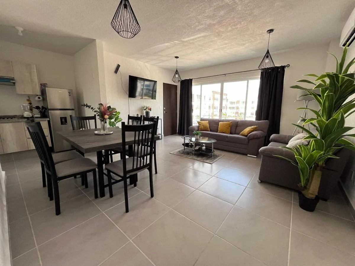Departamento Acogedor 3 Recamaras En Cancún Apartamento